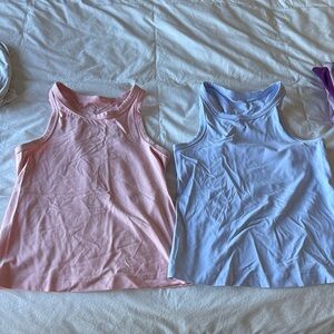 lululemon athletica Tank Tops in Light Pink and Light Blue